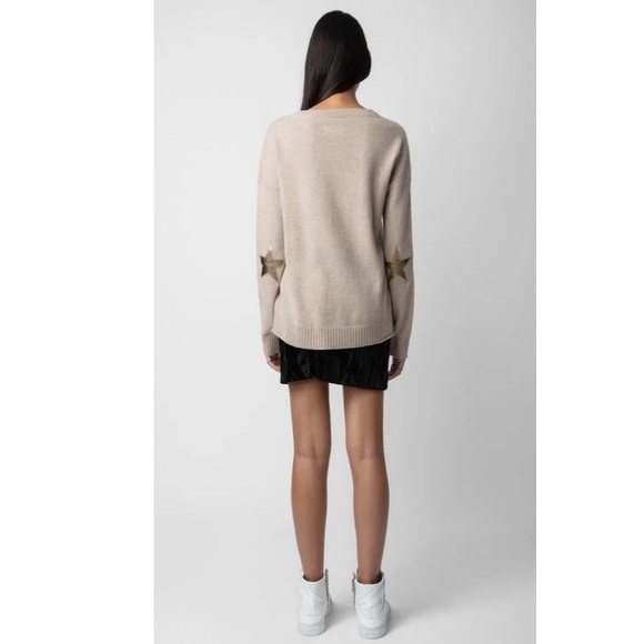 Zadig & Voltaire Cici Patch Cashmere Sweater. - Picture 4 of 14